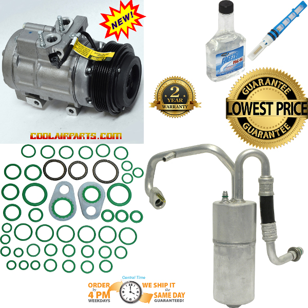 New A/C Compressor Kit Ford F-250 F-350 F-450 F-550 Super Duty  YC2493 YC2557 YCC355 9C3Z19703A 7C3Z19703AA 8C3Z19703A